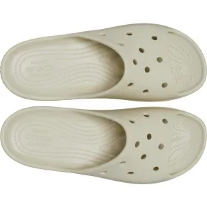 Crocs CLASSIC PLATFORM SLIDE Dámska nazúvacia obuv, béžová, veľkosť 41/42