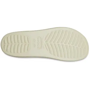 Crocs CLASSIC PLATFORM SLIDE Dámska nazúvacia obuv, béžová, veľkosť 41/42