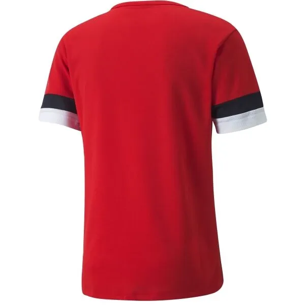 Puma teamRISE Chlapčenské futbalové tričko, červená, veľkosť