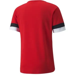 Puma teamRISE Chlapčenské futbalové tričko, červená, veľkosť