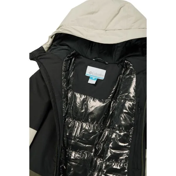 Columbia POINT PARK INSULATED JACKET Pánska zimná bunda, tmavo sivá, veľkosť
