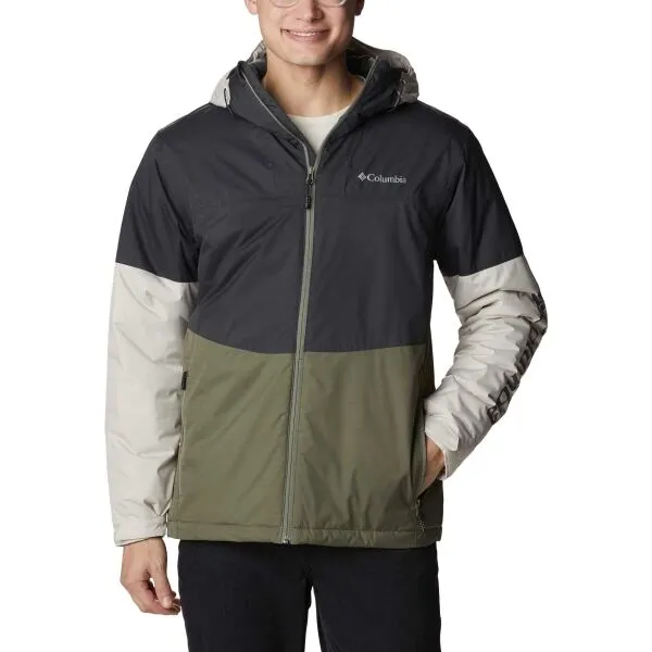 Columbia POINT PARK INSULATED JACKET Pánska zimná bunda, tmavo sivá, veľkosť