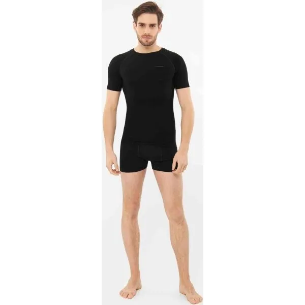 Viking LOCKNESS T-SHIRT BAMBOO Pánske funkčné tielko, čierna, veľkosť