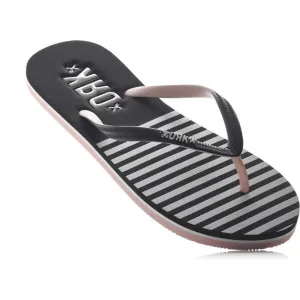 DRK STRIPY Dámske žabky, čierna, veľkosť