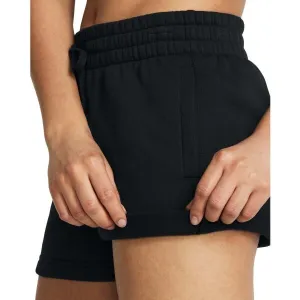 Under Armour RIVAL FLEECE Dámske kraťasy, čierna, veľkosť
