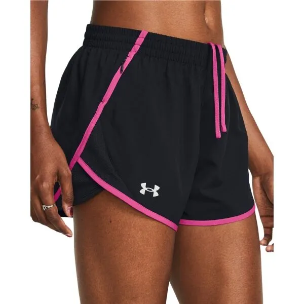Under Armour FLY BY 3'' Dámske kraťasy, čierna, veľkosť