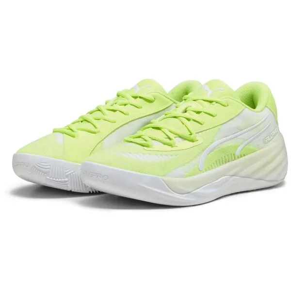 Puma ALL-PRO NITRO Pánska basketbalová obuv, reflexný neón, veľkosť 43