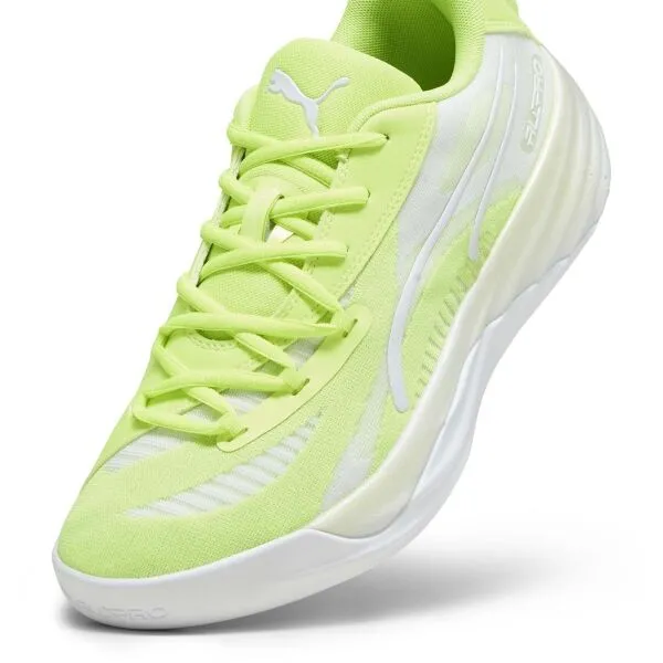 Puma ALL-PRO NITRO Pánska basketbalová obuv, reflexný neón, veľkosť 43