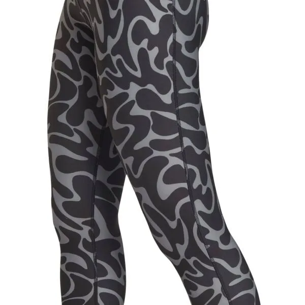 Reebok WOR AOP TIGHT Dámske legíny, čierna, veľkosť