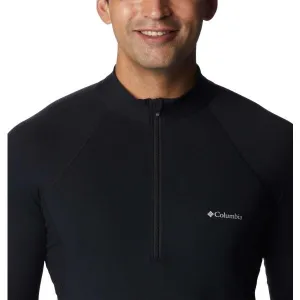 Columbia MIDWEIGHT STRETCH LONG SLEEVE HALF ZIP Pánske funkčné tričko, čierna, veľkosť