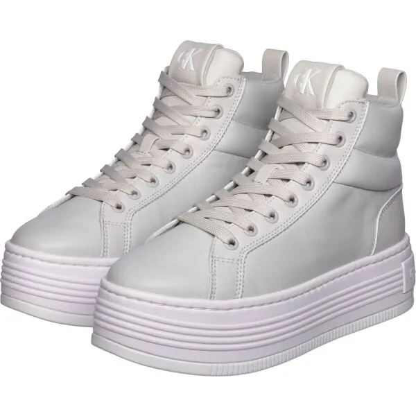 Calvin Klein BOLD PLATF MID OH MG Dámske tenisky, sivá, veľkosť