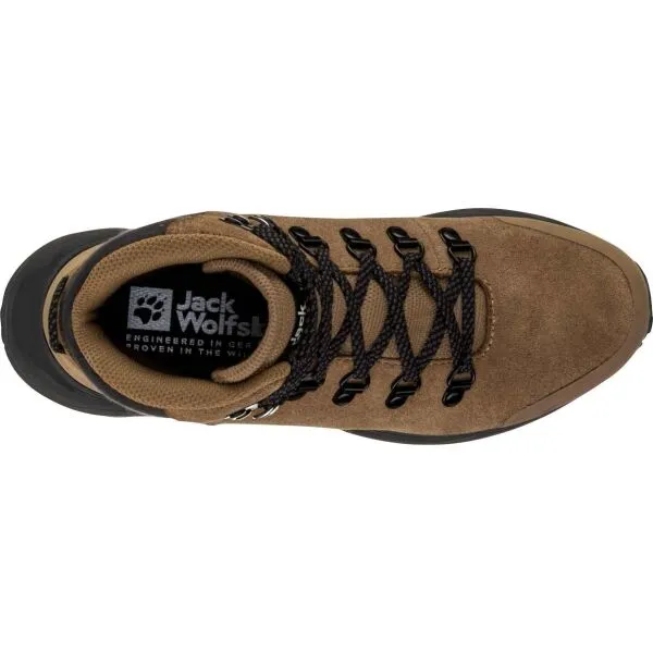 Jack Wolfskin TERRAVENTURE URBAN MID W Dámska turistická obuv, hnedá, veľkosť