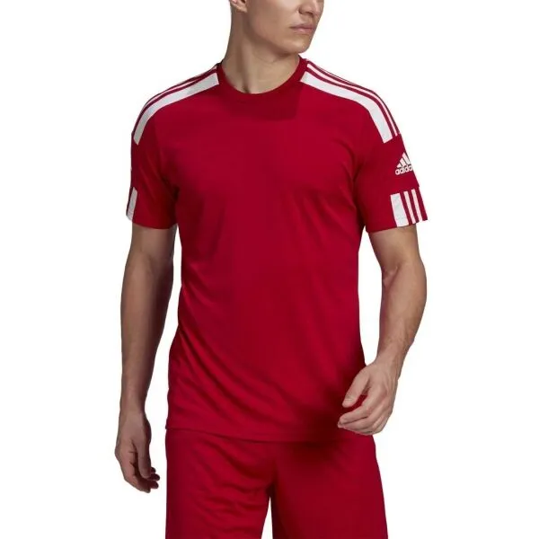 adidas SQUAD 21 JSY SS Pánsky futbalový dres, červená, veľkosť