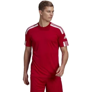 adidas SQUAD 21 JSY SS Pánsky futbalový dres, červená, veľkosť
