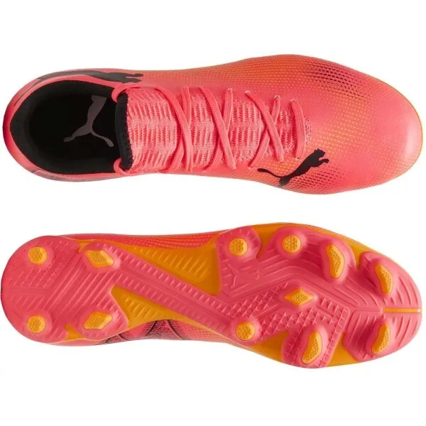 Puma FUTURE 7 PLAY FG/AG Pánske kopačky, oranžová, veľkosť 44