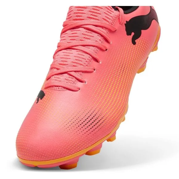 Puma FUTURE 7 PLAY FG/AG Pánske kopačky, oranžová, veľkosť 44