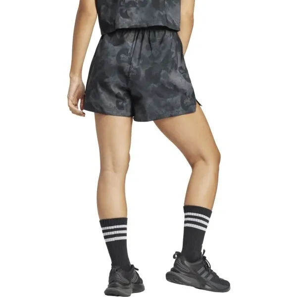 adidas FLORAL GRAPHIC WOVEN SHORTS Dámske šortky, čierna, veľkosť