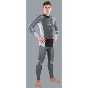 LAVACORE LC ELITE PANTS Nohavice s merinom na vodné športy, sivá, veľkosť