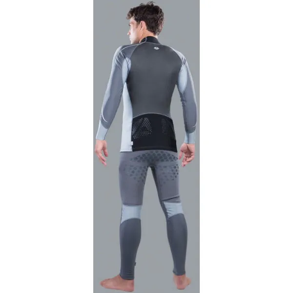 LAVACORE LC ELITE PANTS Nohavice s merinom na vodné športy, sivá, veľkosť