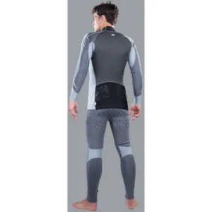 LAVACORE LC ELITE PANTS Nohavice s merinom na vodné športy, sivá, veľkosť