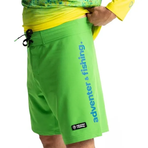 ADVENTER & FISHING UV SHORTS Pánske rybárske kraťasy, zelená, veľkosť