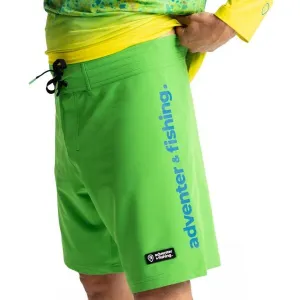 ADVENTER & FISHING UV SHORTS Pánske rybárske kraťasy, zelená, veľkosť