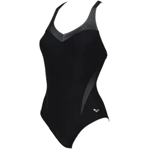 Arena ISABEL LIGHT CROSS BACK ONE PIECE Dámske plavky, čierna, veľkosť