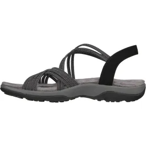 Skechers REGGAE SLIM Dámske sandále, tmavo sivá, veľkosť
