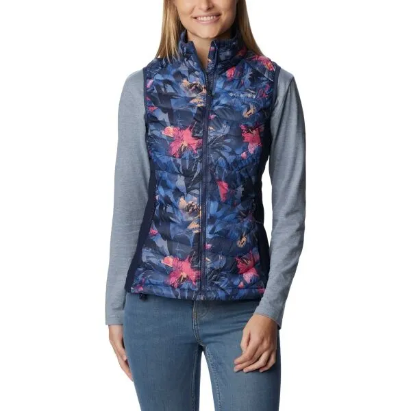Columbia POWDER PASS VEST Dámska vesta, tmavo modrá, veľkosť
