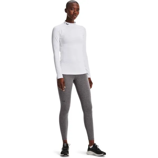 Under Armour AUTHENTICS MOCK NECK Dámske tričko, biela, veľkosť