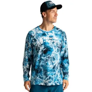 ADVENTER & FISHING UV T-SHIRT Pánske funkčné UV tričko, modrá, veľkosť
