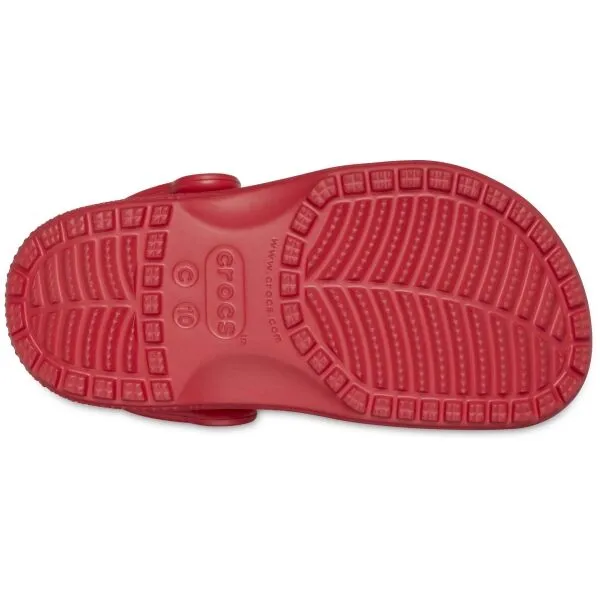 Crocs CLASSIC CLOG T Detská nazúvacia obuv, červená, veľkosť 20/21