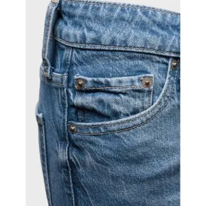 GAP V-SLIM BOYFRIEND Dámske džínsy, modrá, veľkosť