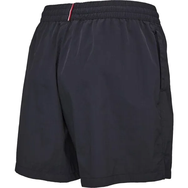Tommy Hilfiger ESSENTIALS FLAG LOOSE Dámske kraťasy, tmavo modrá, veľkosť