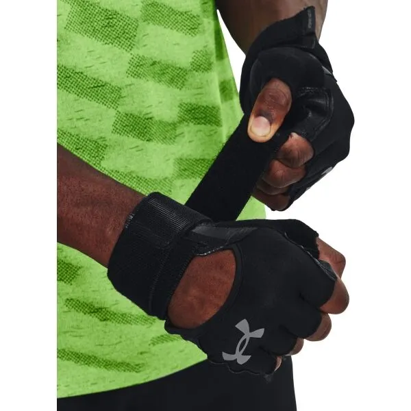 Under Armour M´S WEIGHTLIFTING GLOVES Pánske fitness rukavice, čierna, veľkosť