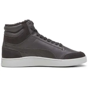 Puma SHUFFLE MID Pánske členkové tenisky, tmavo sivá, veľkosť 42