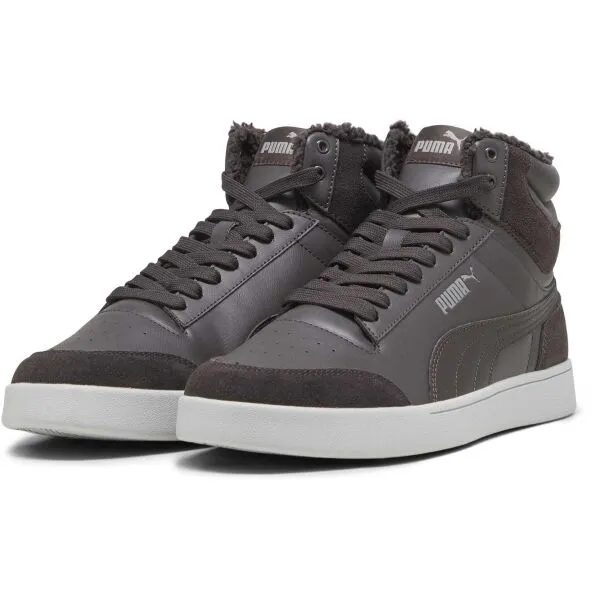 Puma SHUFFLE MID Pánske členkové tenisky, tmavo sivá, veľkosť 42