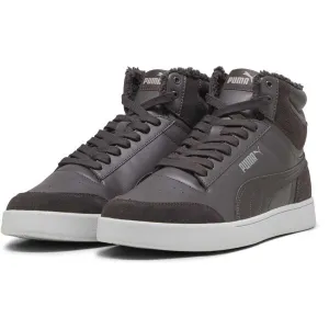 Puma SHUFFLE MID Pánske členkové tenisky, tmavo sivá, veľkosť 42