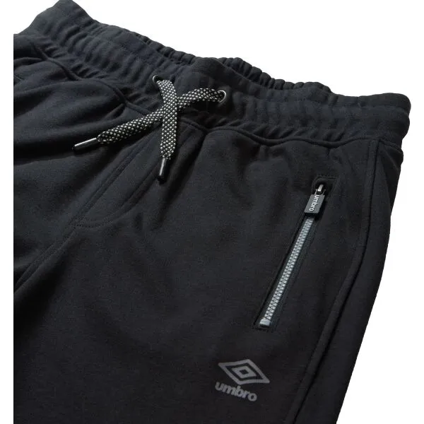 Umbro GERROY Chlapčenské tepláky, čierna, veľkosť 140-146