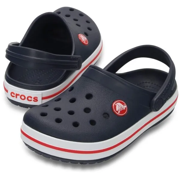 Chlapčenské kroksy (rekreačná obuv) CROCS Crocband Clog Kids navy red