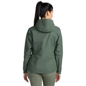 KILPI SONNA Dámska outdoorová bunda, tmavo zelená, veľkosť