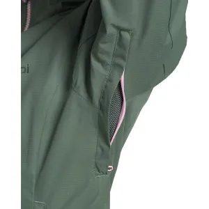 KILPI SONNA Dámska outdoorová bunda, tmavo zelená, veľkosť