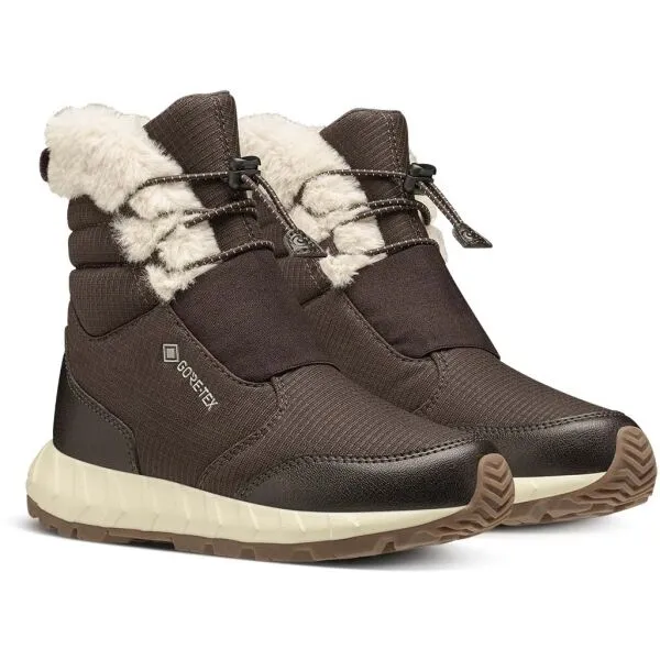 ZeroC NYDALEN MESH GTX Dievčenská zimná obuv, hnedá, veľkosť