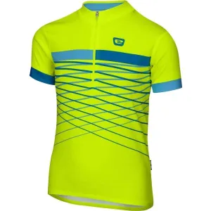 Etape LUCKY Detský cyklistický dres, reflexný neón, veľkosť 152-158