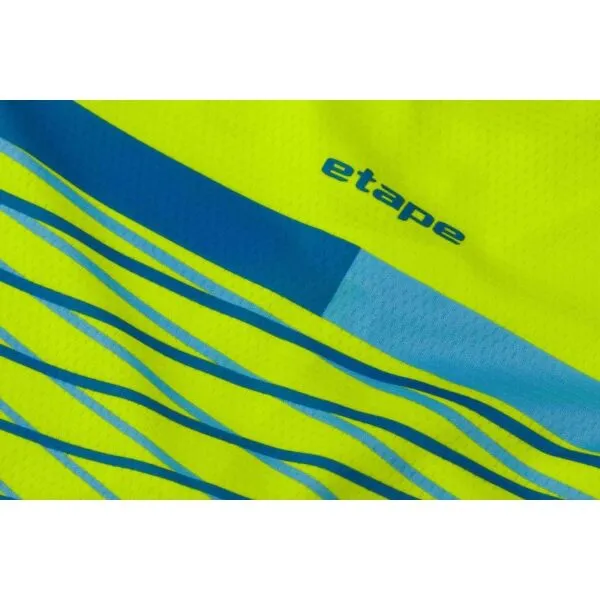Etape LUCKY Detský cyklistický dres, reflexný neón, veľkosť 152-158