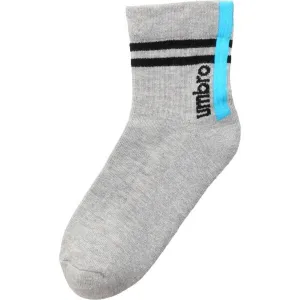 Umbro STRIPED SPORTS SOCKS JNR - 3 PACK Detské  ponožky, tmavo modrá, veľkosť 24-27