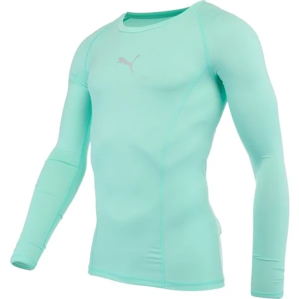 Puma LIGA BASELAYER TEE LS Pánske funkčné tričko, tyrkysová, veľkosť