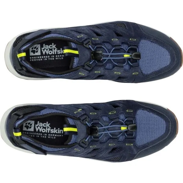 Jack Wolfskin WOODLAND 2 HYBRID LOW M Pánska outdoorová obuv, tmavo modrá, veľkosť