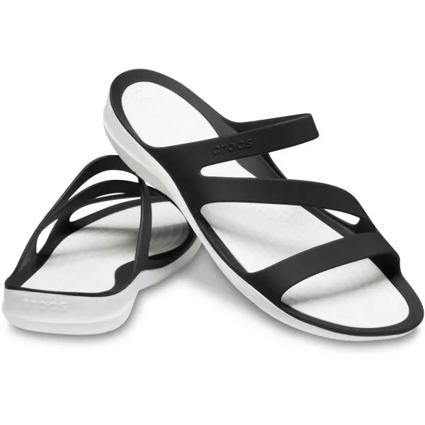 Dámske šlapky (plážová obuv) CROCS Swiftwater Sandal W black white