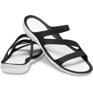 Dámske šlapky (plážová obuv) CROCS Swiftwater Sandal W black white